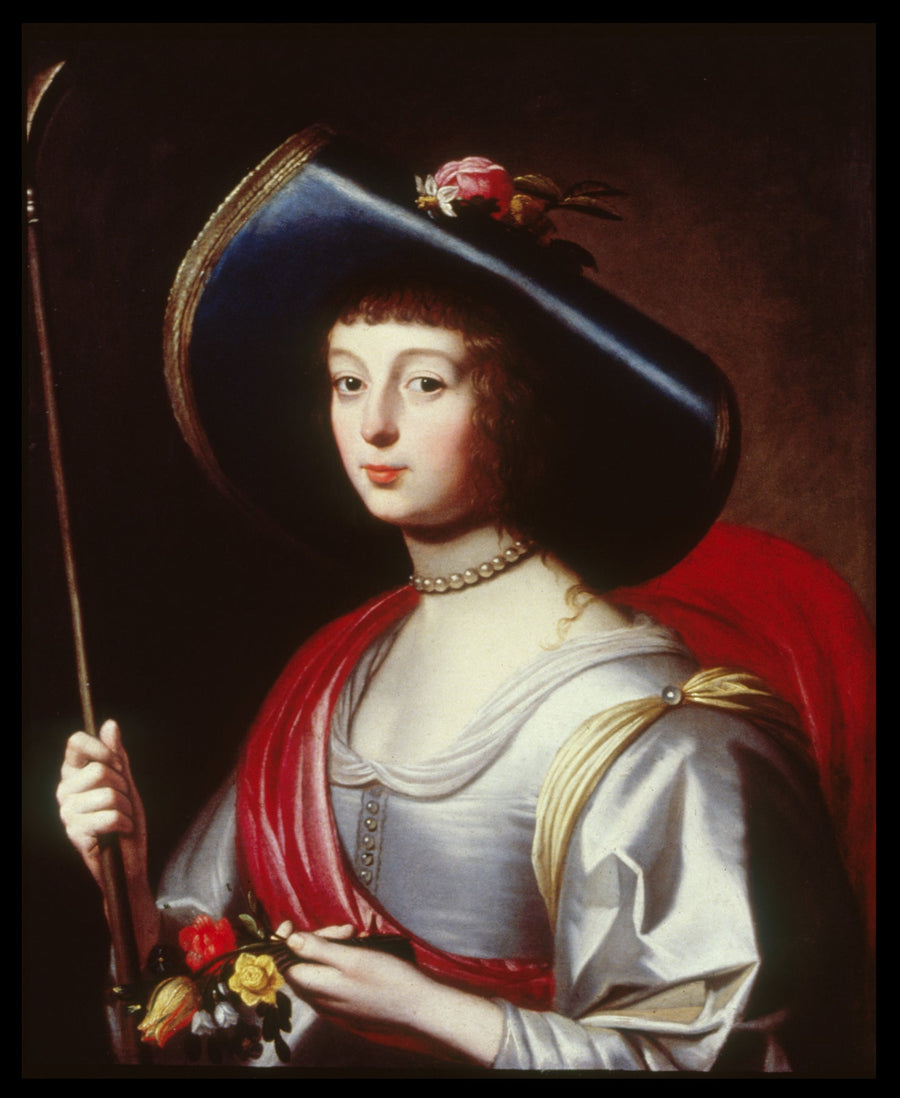 ภาพเหมือนหญิงสาวในวังในชุดคนเลี้ยงแกะ - Gerrit van Honthorst