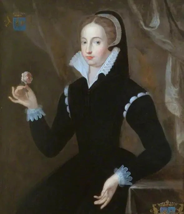 ภาพเหมือนหญิงสาวในชุดดำพร้อมทรงผมแบบ Marie Stuart - François Clouet