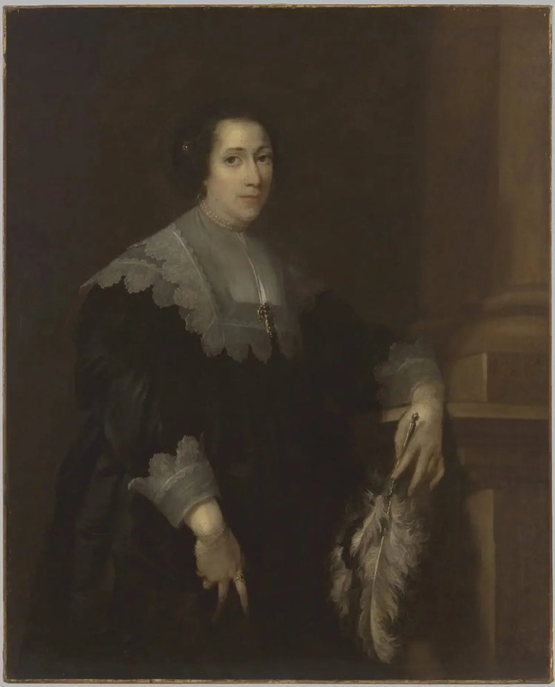 ภาพเหมือนหญิงสาว (อาจเป็น Lady Philadelphia Wharton) - อองตวน ฟาน ไดค์