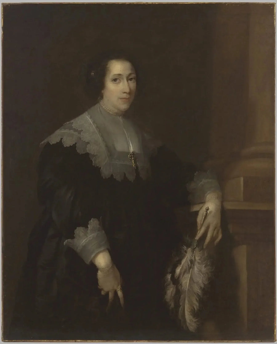 ภาพเหมือนหญิงสาว (อาจเป็น Lady Philadelphia Wharton) - อองตวน ฟาน ไดค์
