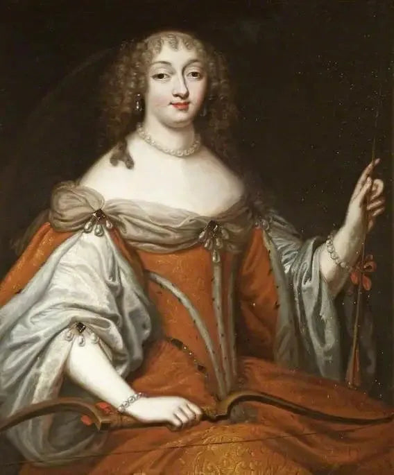 ภาพเหมือนหญิงสาว (น่าจะเป็น Henrietta Anne Stuart, 1644–1670, ดัชเชสแห่งออร์ลีย์ หรือ Marie Mancini, 1646–1714, เจ้าหญิง Colonna) - Pierre Mignard