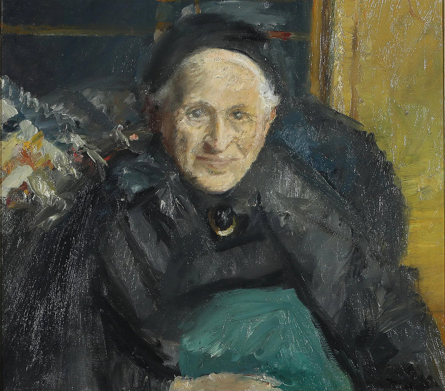 Portrait d'une femme âgée. - Michael Peter Ancher