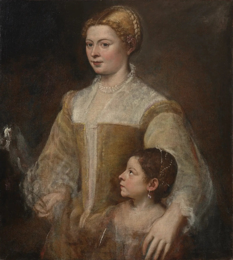 ภาพเหมือนหญิงสาวกับความอ่อนโยน - Titian