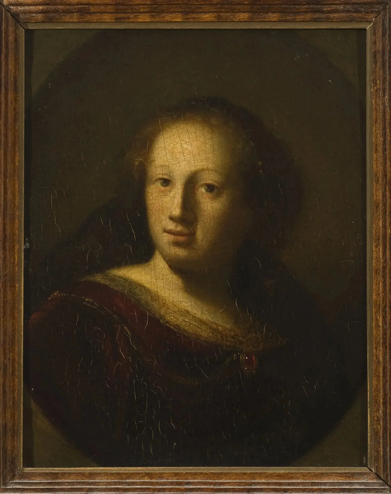 ภาพเหมือนของหญิงสาวที่สวมจี้ทับทิม - เรมบรันด์