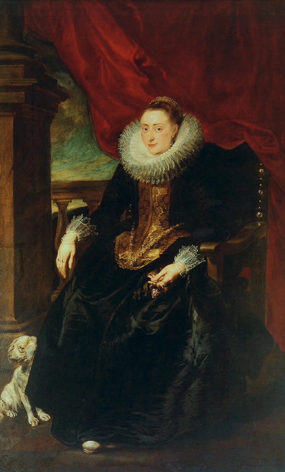 Portrait d'une femme de la famille Vinck/Vincque - Antoine van Dyck image 1 tableau peint à l’huile sur toile