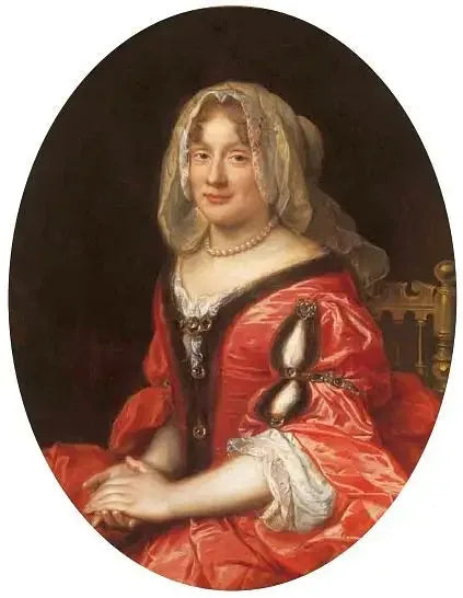 Portrait d'une femme en costume polonais, très probablement Claudine Françoise Mignot, épouse de Jean Casimir Vasa - Pierre Mignard image 1 copie peinte à la main à l’huile