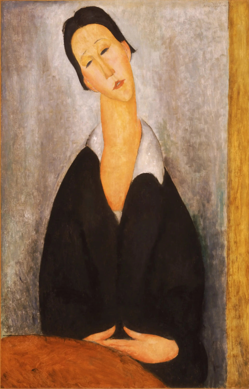 Portrait d'une femme polonaise - Amedeo Modigliani image 1 tableau peint à l’huile sur toile