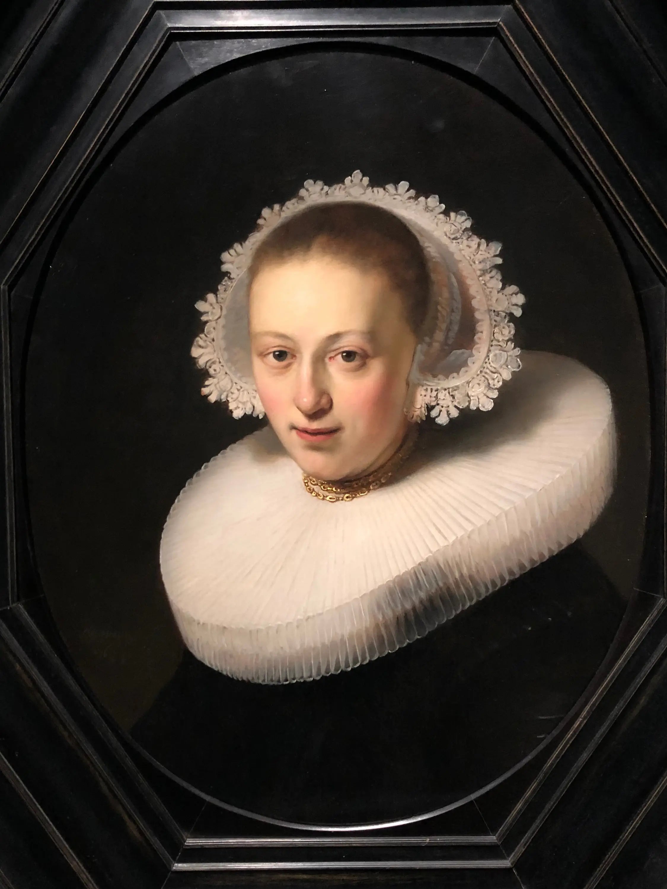 Portrait d'une femme - Rembrandt image 1 copie peinte à la main à l’huile