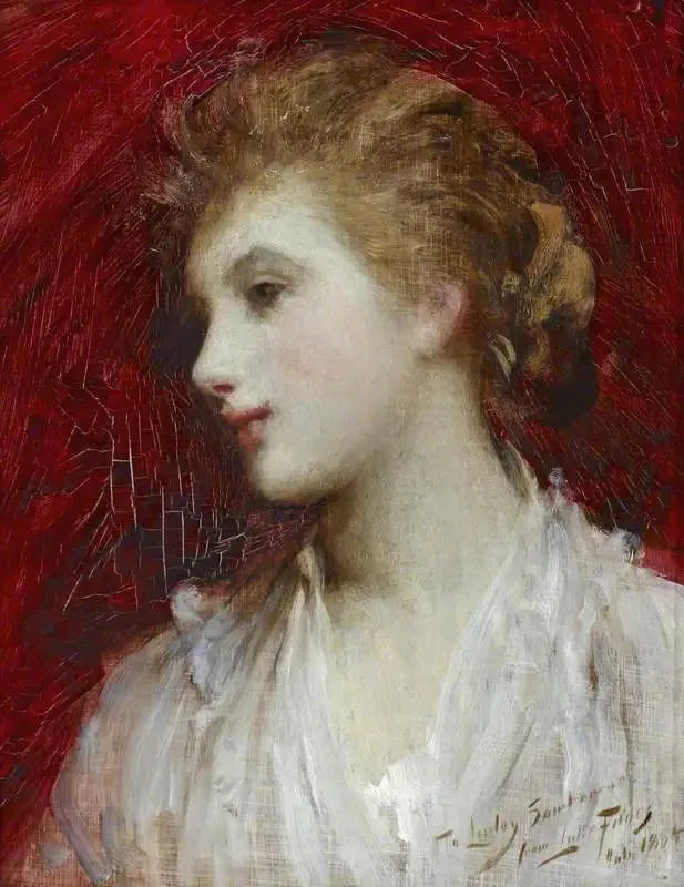 ภาพเหมือนของเด็กหญิง - Luke Fildes