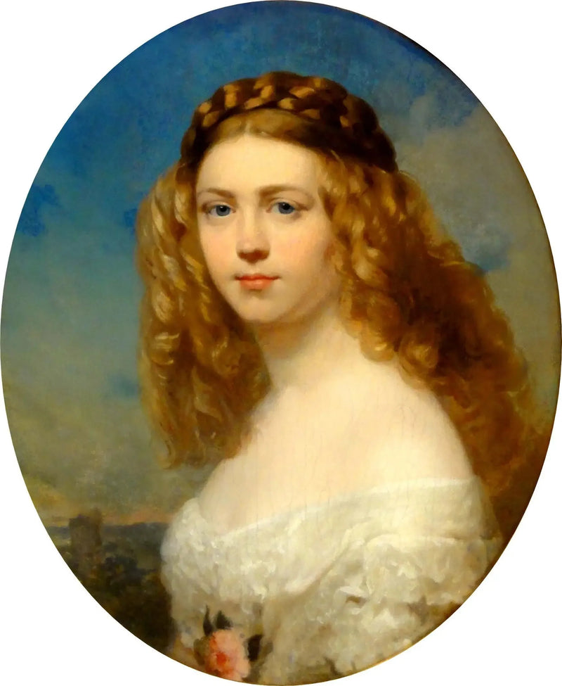 ภาพเหมือนหญิงสาวชาวอาร์istocrat โปแลนด์ (เจ้าหญิง Zofia Odescalchi, เกิด Branicka?) - Franz Xaver Winterhalter