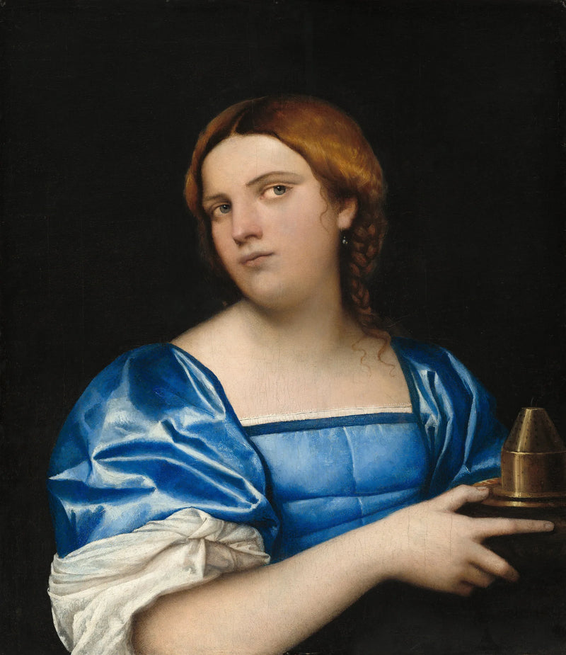 ภาพเหมือนหญิงสาวในท่าทางอ่อนโยน - Sebastiano del Piombo
