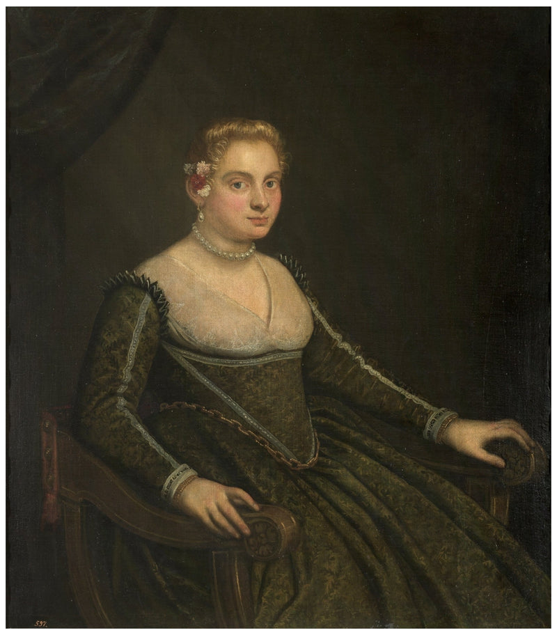 ภาพเหมือนหญิงสาวคนหนึ่ง - Jacopo Tintoretto