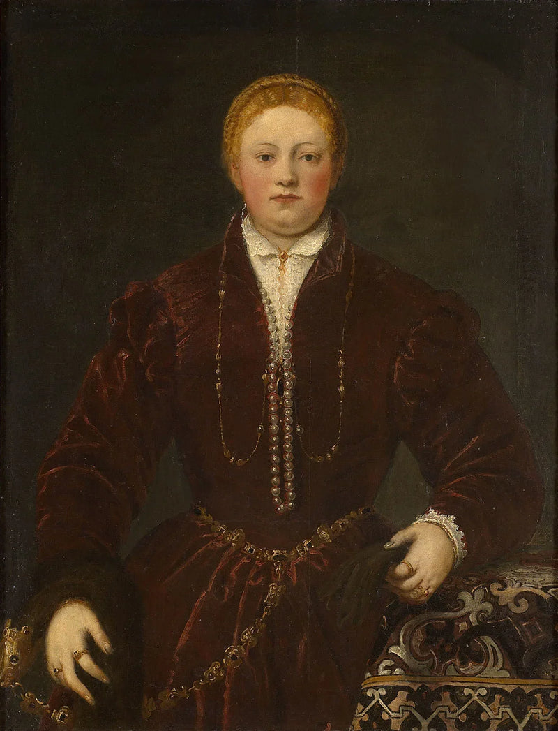 ภาพเหมือนหญิงสาวคนหนึ่ง - Jacopo Tintoretto