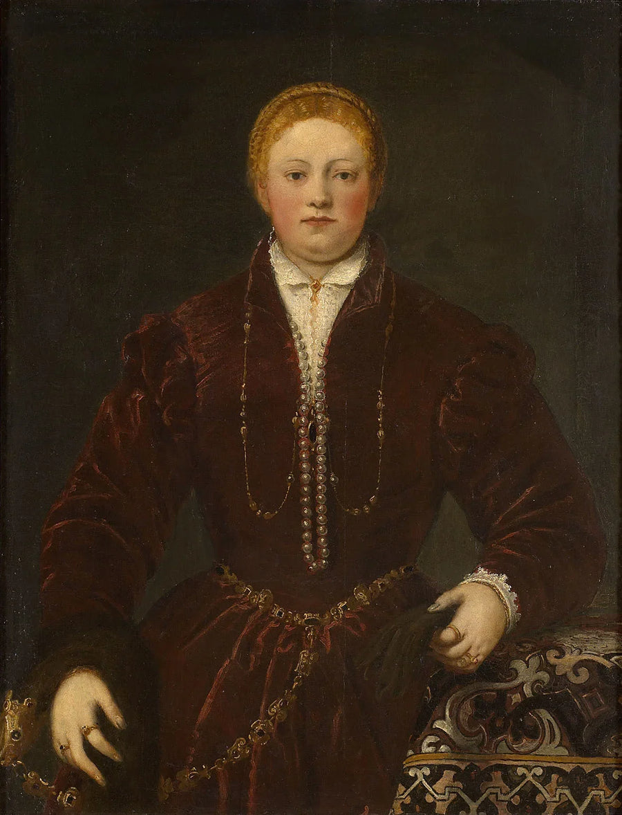 ภาพเหมือนหญิงสาวคนหนึ่ง - Jacopo Tintoretto