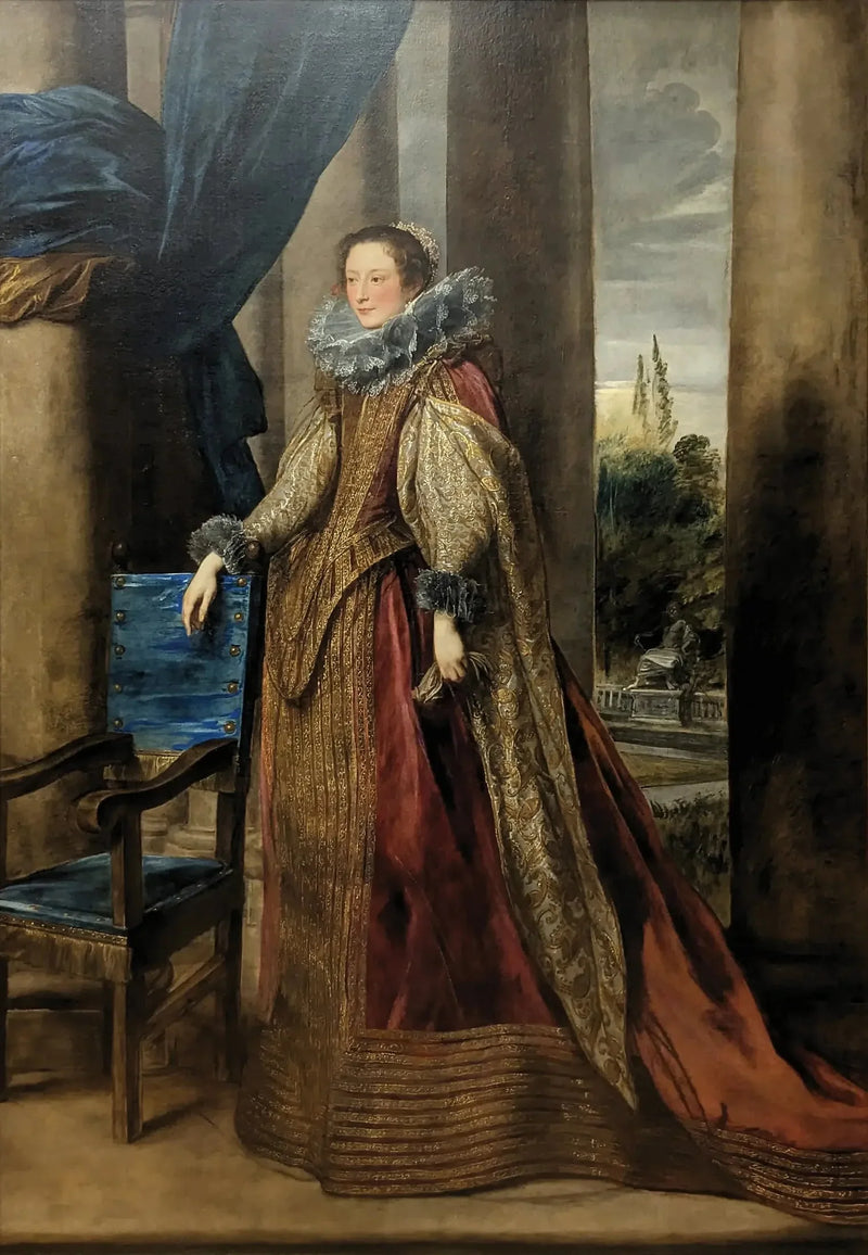 ภาพเหมือนของหญิงชาวเจนัวผู้สูงศักดิ์ - Antoine van Dyck