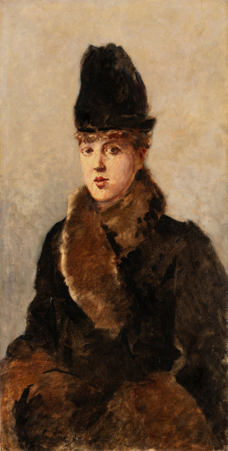 ภาพเหมือนหญิงปารีส - Giuseppe De Nittis