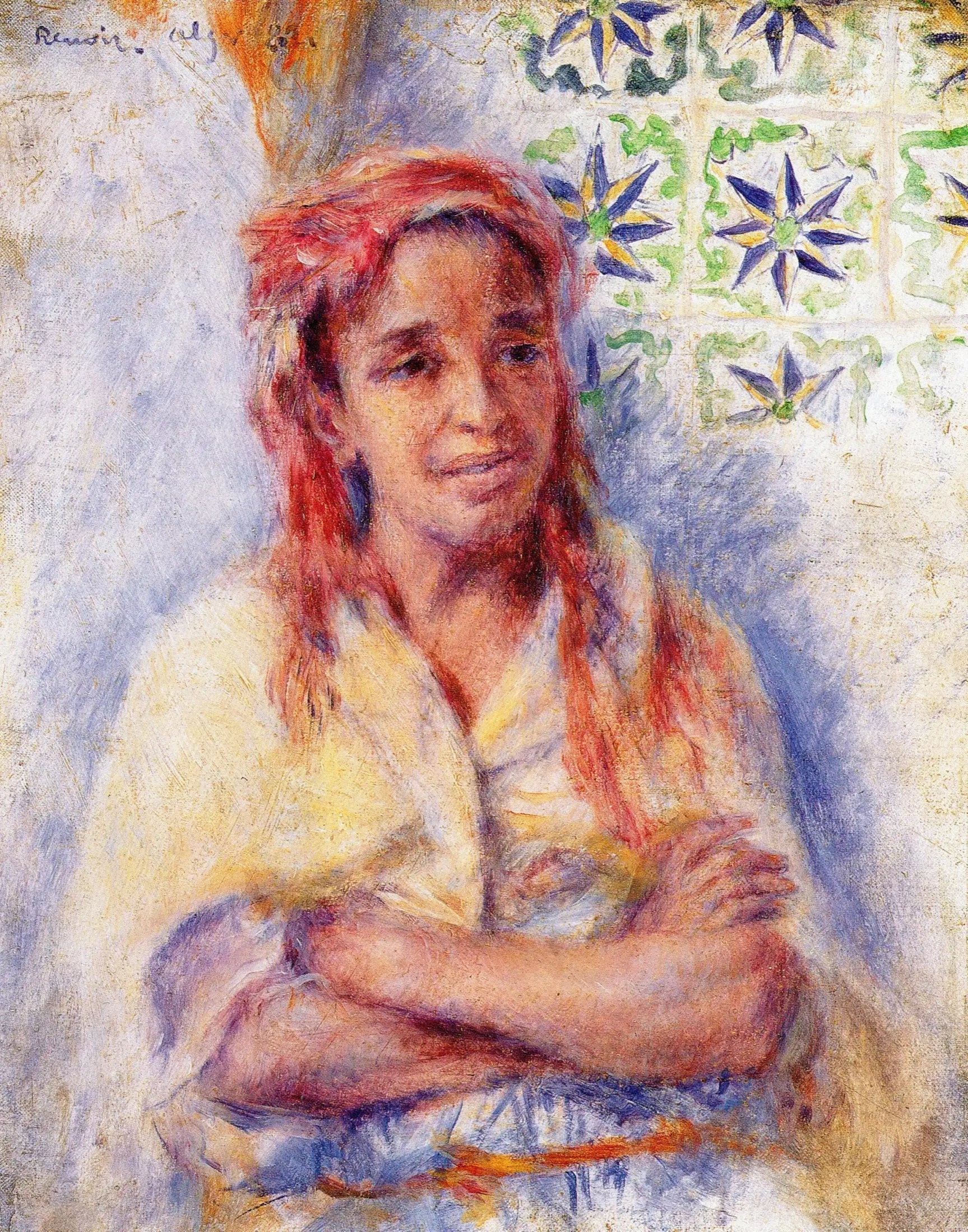 Portrait d'une vieille femme arabe - Pierre-Auguste Renoir image 1 copie peinte à la main à l’huile