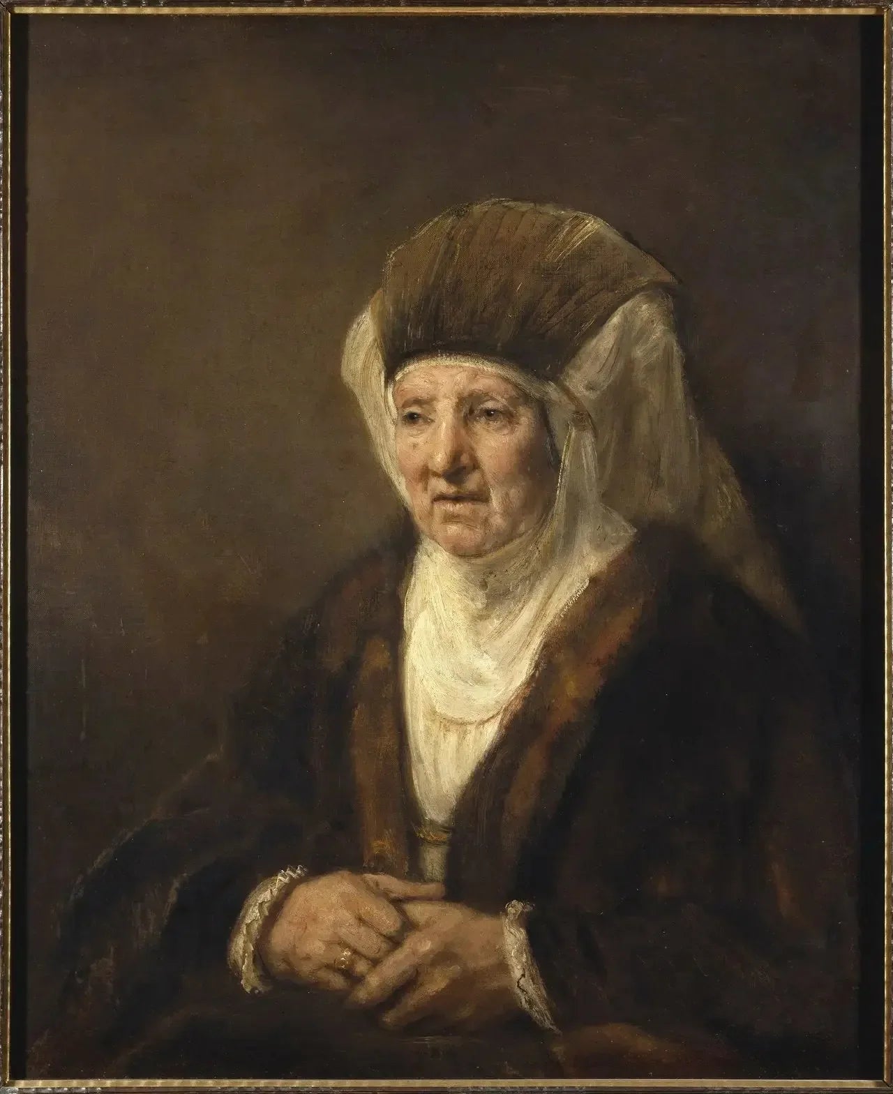 Portrait d'une vieille femme - Rembrandt image 1 tableau peint à l’huile sur toile