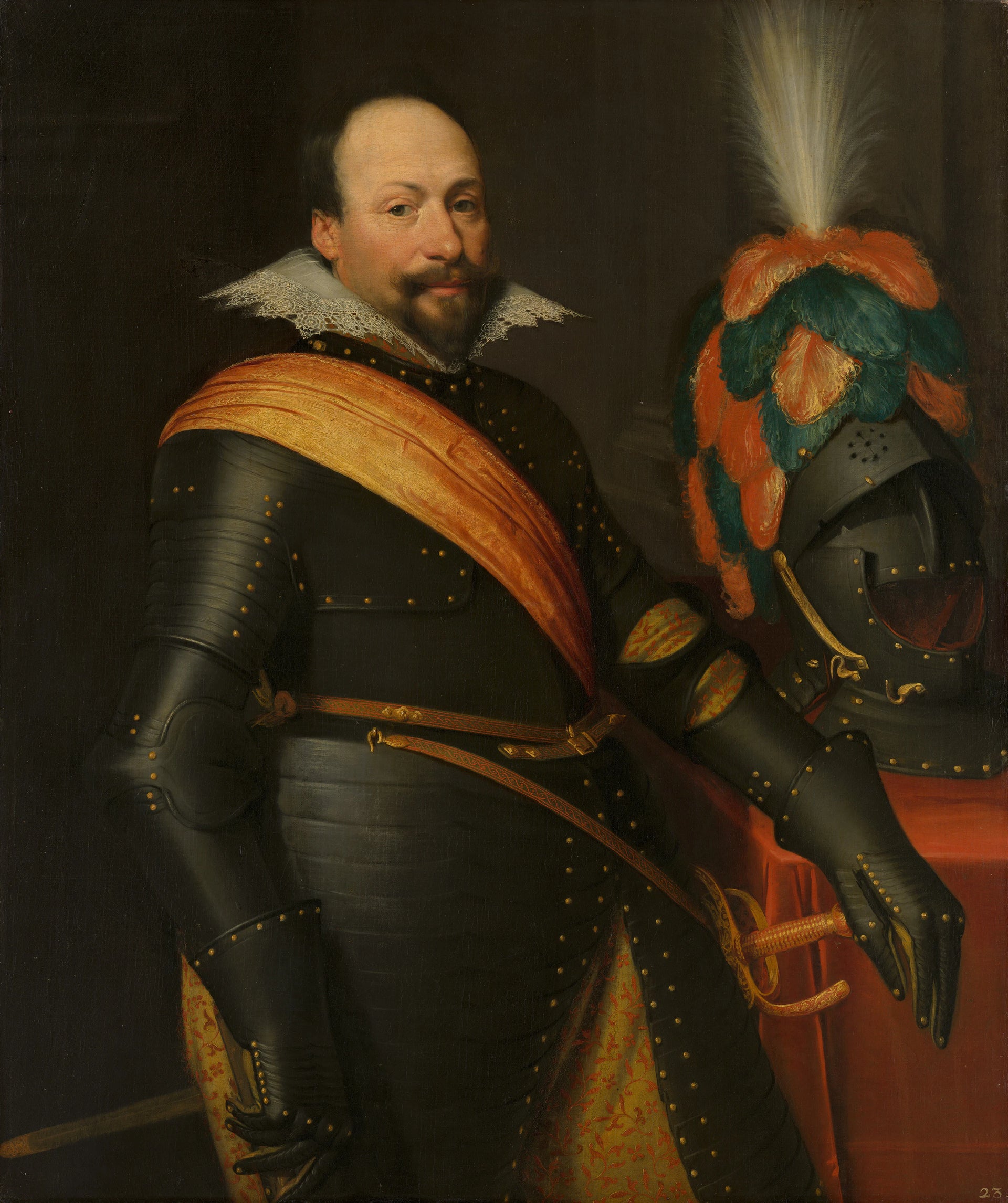 Portrait de Daniël de Hertaing (mort en 1626) - Jan van Ravesteyn
