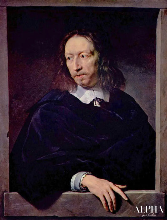 Portrait d'Arnauld d'Andilly - Philippe de Champaigne - Reproductions de tableaux et peintures haut de gamme