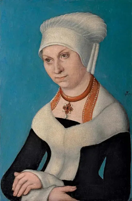 ภาพเหมือนของบาร์บาร่า ดัชเชสแห่งซาเก้ (1471-1539) - ลูคัส ครานัช จูเนียร์