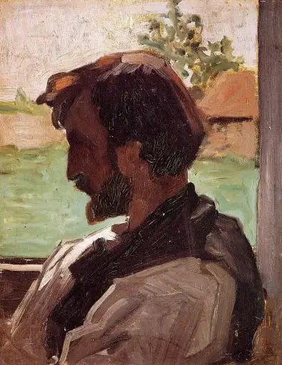 Reproduction du tableau « Portrait de Bazille - Claude Monet » par Alpha Reproduction en peinture à l’huile