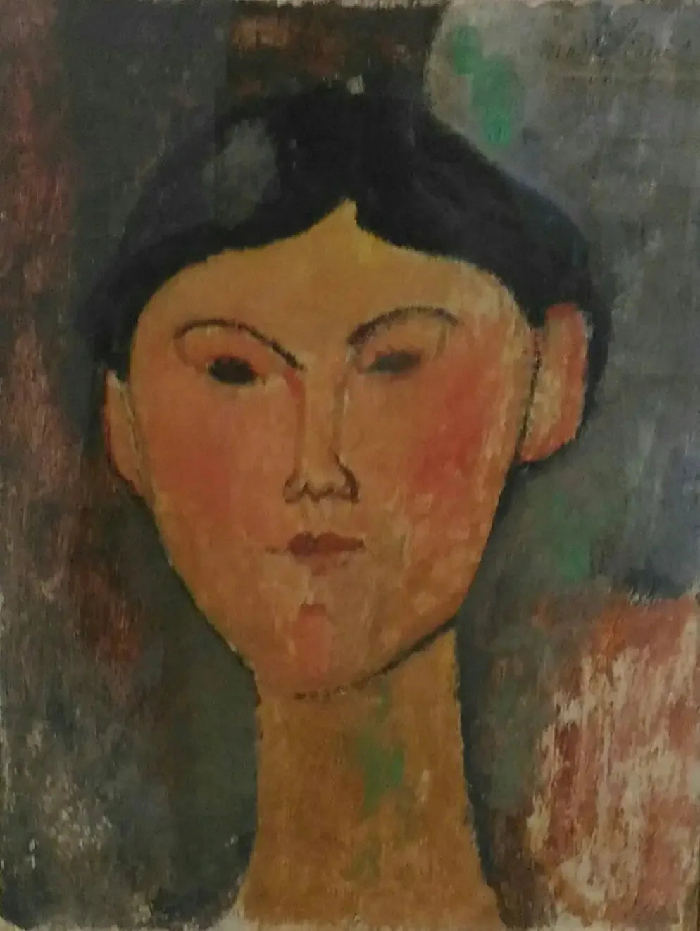Portrait de Béatrice Hastings - Amedeo Modigliani image 1 reproduction d’œuvre d’art à l’huile