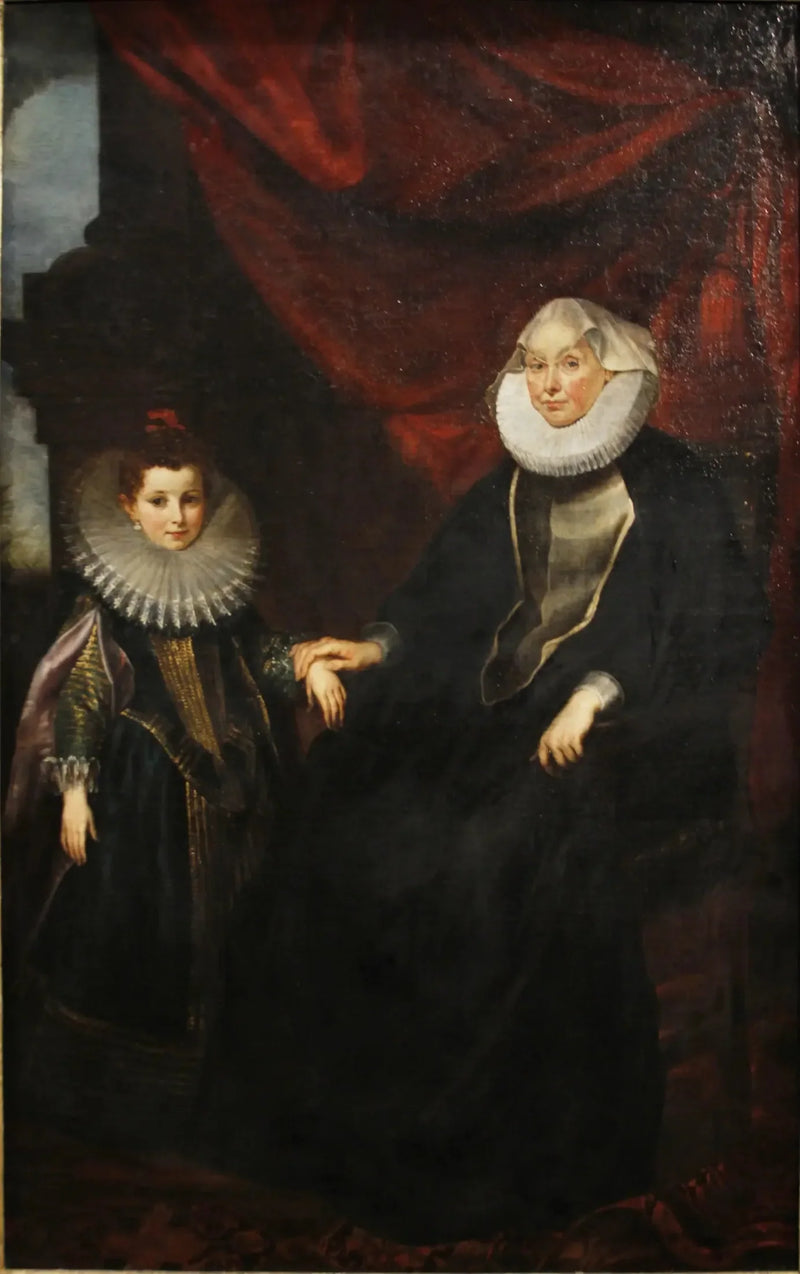 ภาพเหมือนของเบียนันา สปินอลา อิมพีเรียล (1554-1622) และหลานสาว มัดดาเลนา อิมพีเรียล - ปีเตอร์ ปอล รูเบนส์