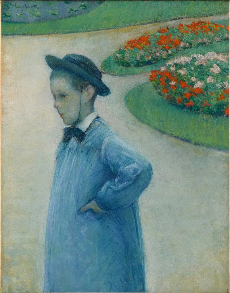 ภาพเหมือนของ Camille Daurelle ในสวนของ Yerre - Gustave Caillebotte
