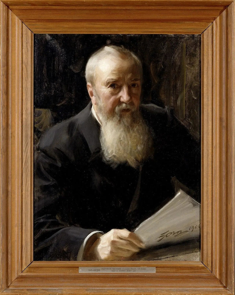 ภาพเหมือนของ Carl Fredrik Liljevalch - Anders Zorn