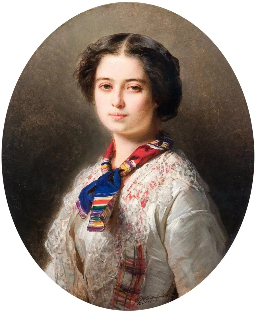 ภาพเหมือนของ Cecylii Lubomirskiej จาก Zamoyskich (1831-1904) - Franz Xaver Winterhalter