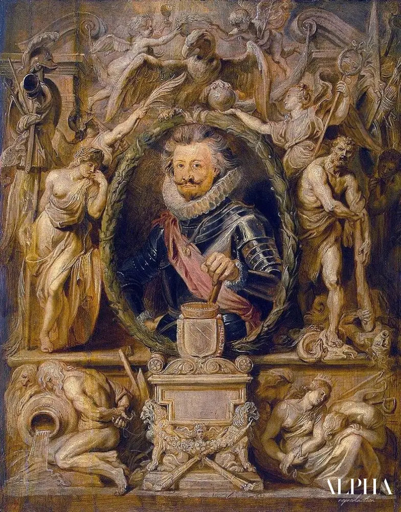 Portrait de Charles Bonaventure de Longueval, Comte de Bucquoy - Peter Paul Rubens - Reproductions de tableaux et peintures haut de gamme