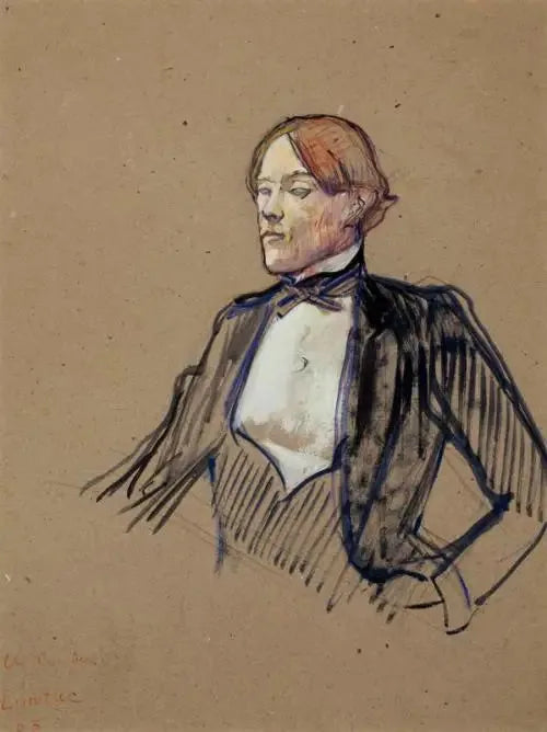 ช portrait ของ Charles Conder - Henri de Toulouse-Lautrec