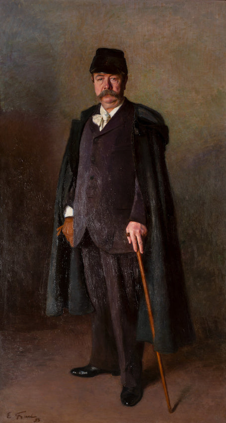 Portrait de Charles Frederick Worth - Émile Friant image 1 copie peinte à la main à l’huile