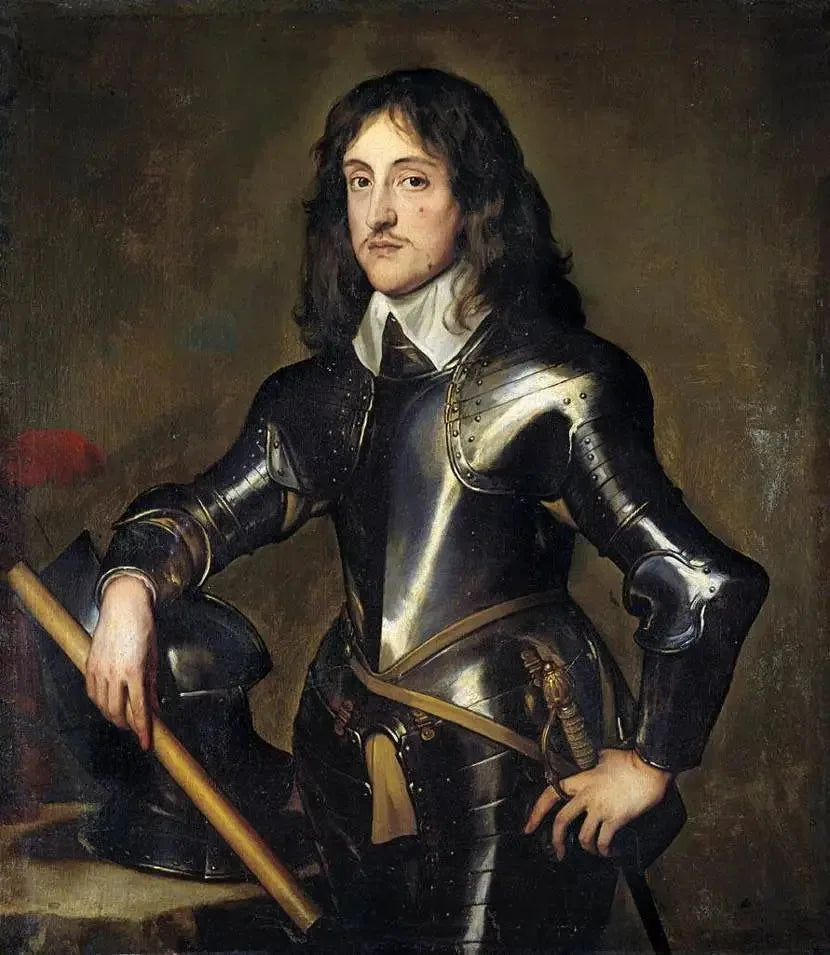 Portrait de Charles Ier Louis, électeur palatin - Antoine van Dyck image 1 copie de tableau peinte à la main