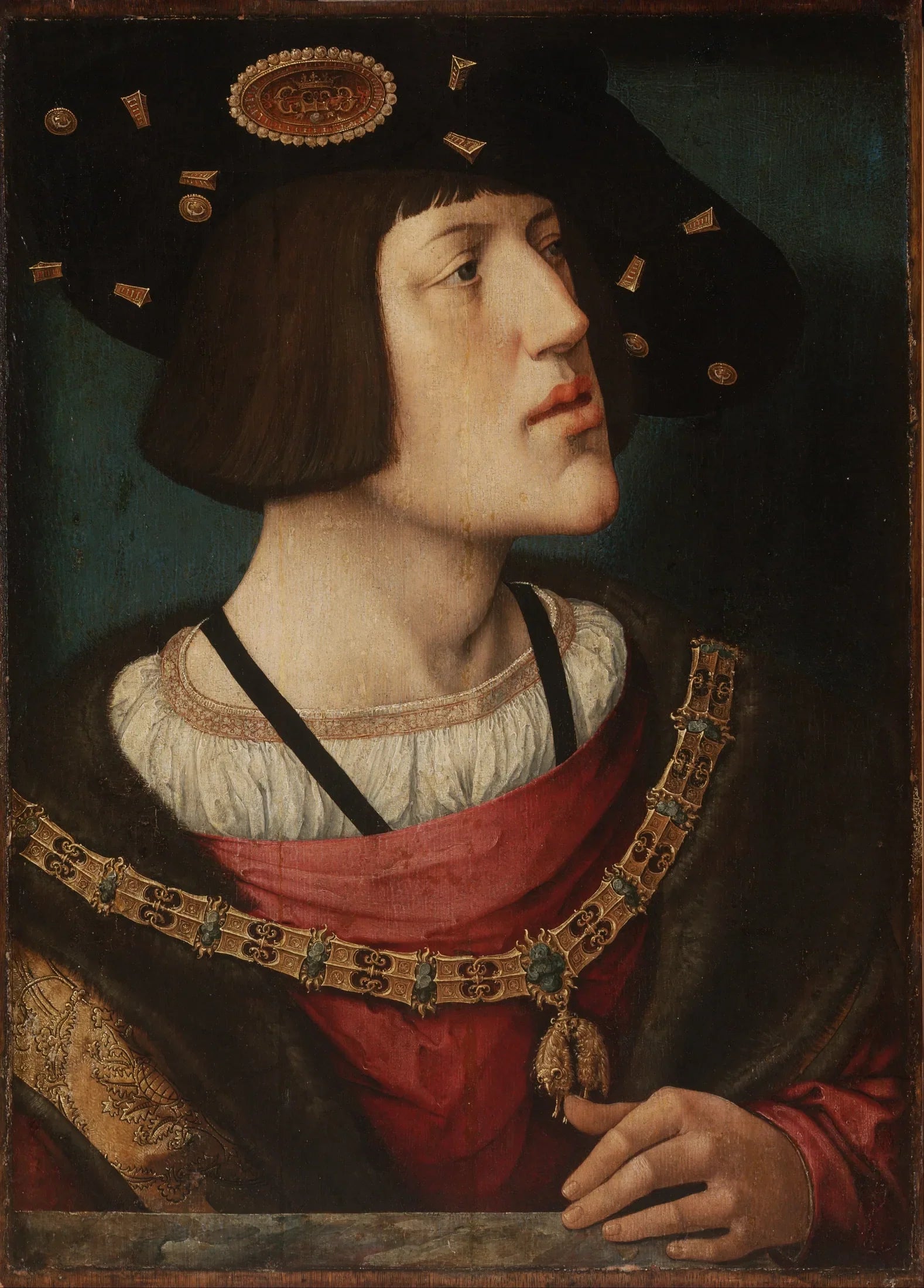 Portrait de Charles Quint, empereur du Saint-Empire romain germanique - Bernard van Orley image 1 reproduction d’œuvre d’art à l’huile