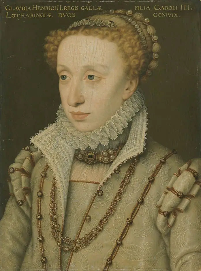 ภาพเหมือนของ Claudia de Valois (1547-1575) - ฟรองซัวส์ คูเวต์