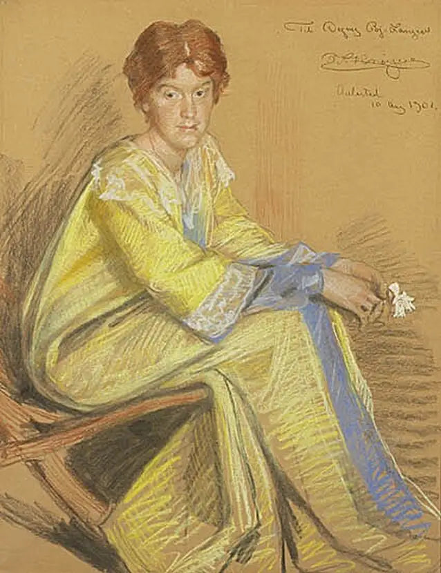 ภาพเหมือนของ Dagny Bjørnson Langen - Peder Severin Krøyer