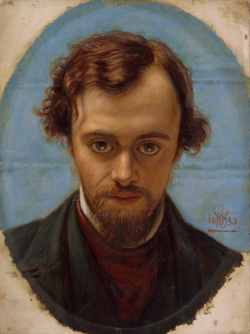 ภาพเหมือนของ Dante Gabriel Rossetti อายุ 22 ปี - William Holman Hunt