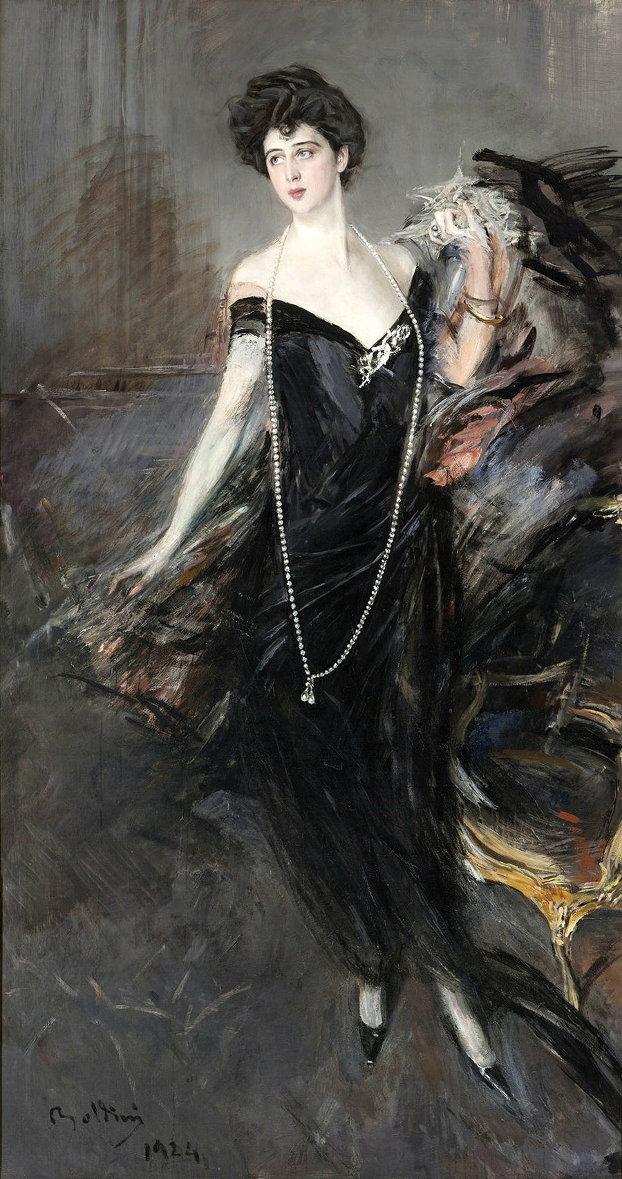 ภาพเหมือนของ Donna Franca Florio - Giovanni Boldini
