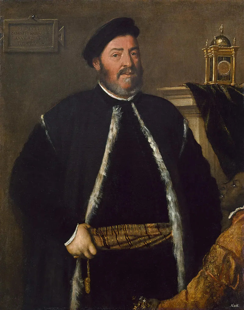 ภาพเหมือนของ Fabrizio Salvaresio - Titian