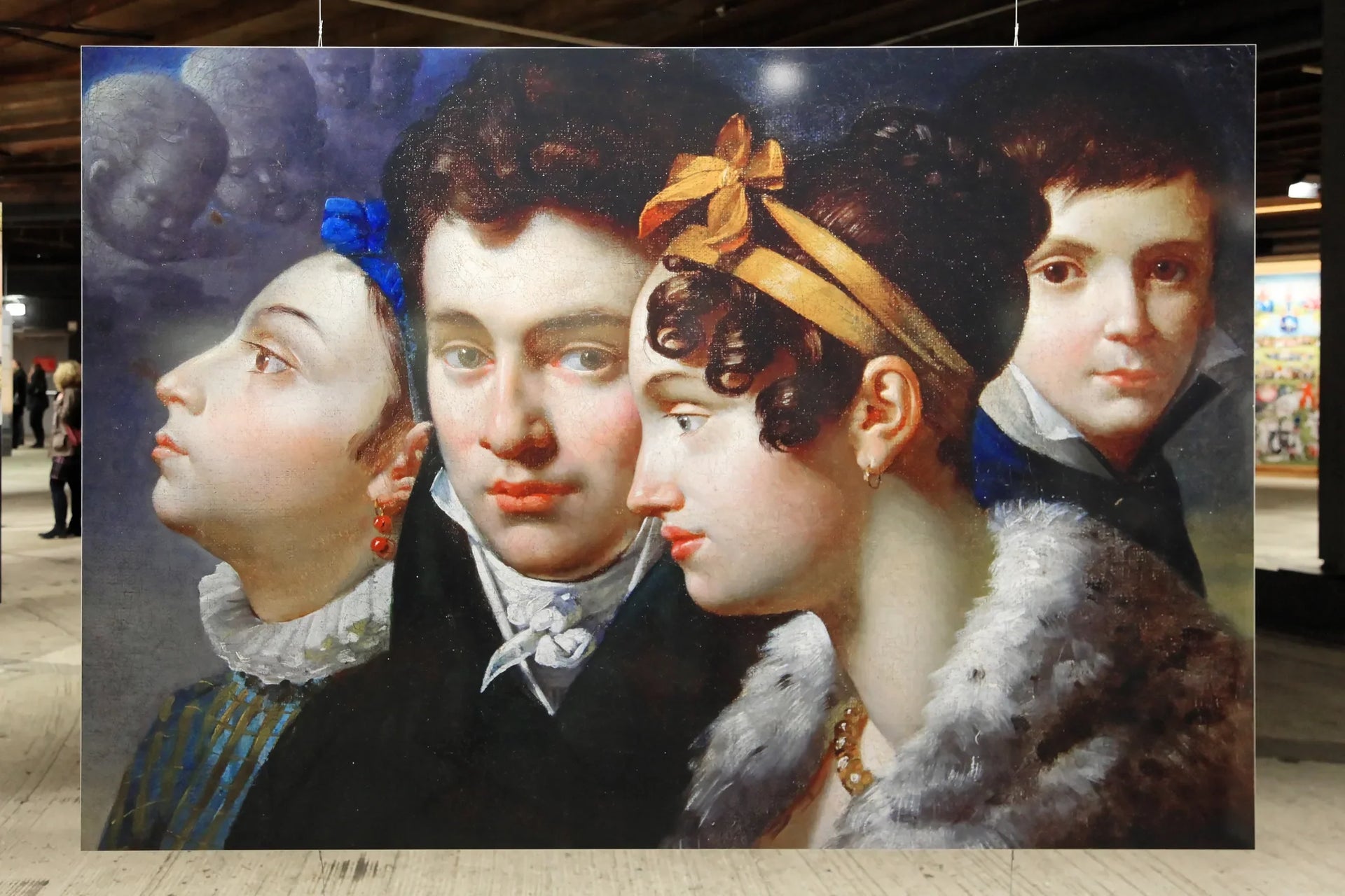 Portrait de famille - Merry-Joseph Blondel image 1 reproduction d’œuvre d’art à l’huile