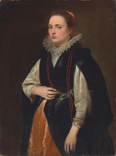 ภาพเหมือนหญิงสาว, 1621-1628 - อองตวน แวน ดายค์