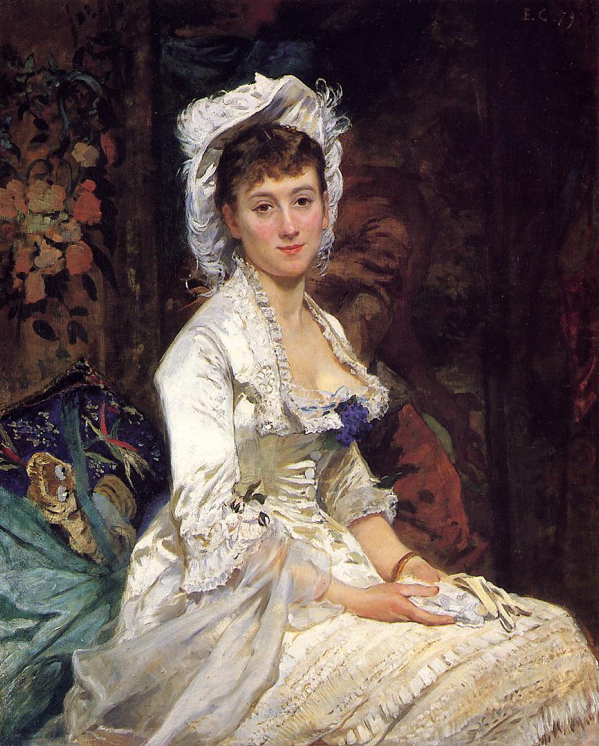 Portrait de femme - Eva Gonzalès - Alpha Reproduction
