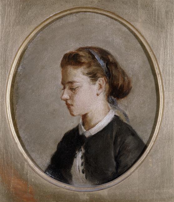 Portrait de femme - Eva Gonzalès - Alpha Reproduction