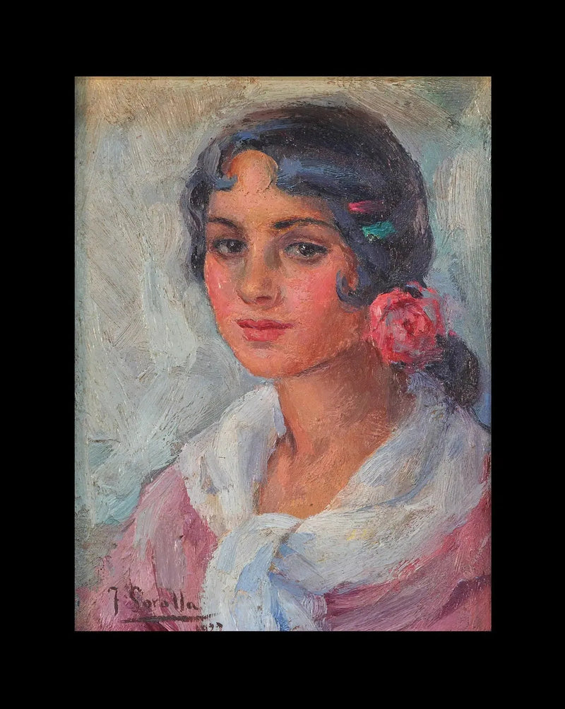 ภาพเหมือนของผู้หญิง - Joaquín Sorolla
