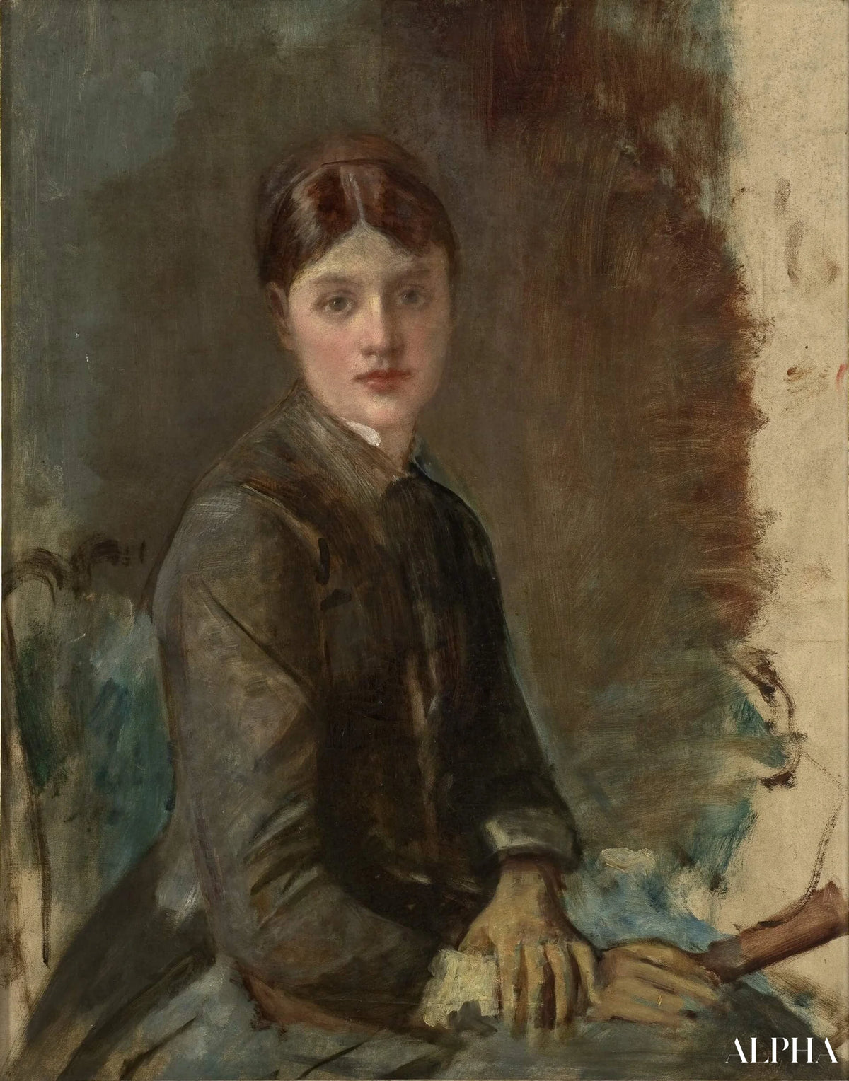Portrait de femme - Toulouse Lautrec - Reproductions de tableaux et peintures haut de gamme