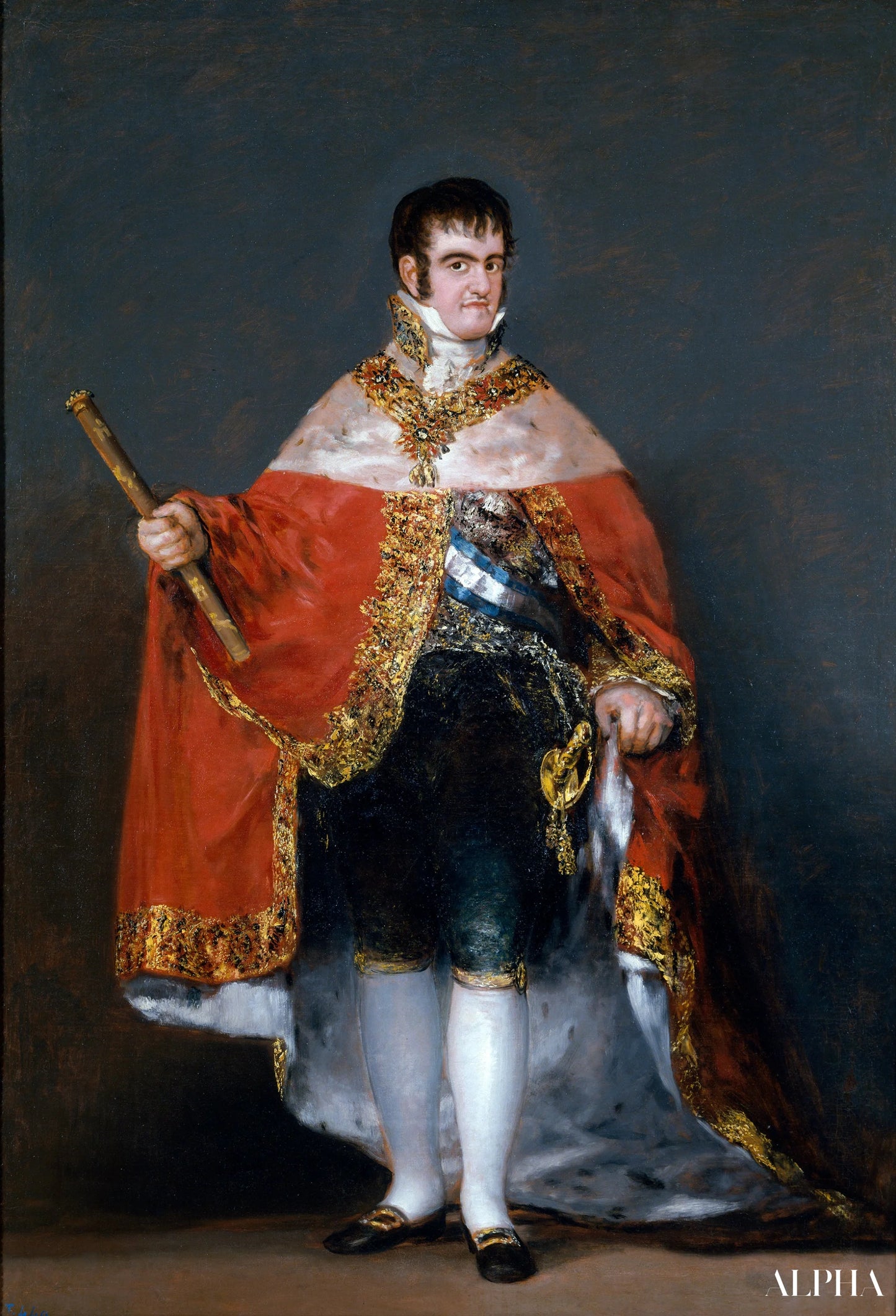 Portrait de Ferdinand VII - Francisco de Goya - Reproductions de tableaux et peintures haut de gamme