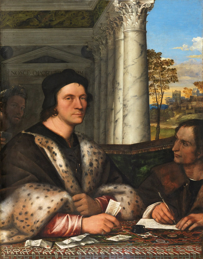 ภาพเหมือนของ Ferry Carondelet กับเลขา - Sebastiano del Piombo
