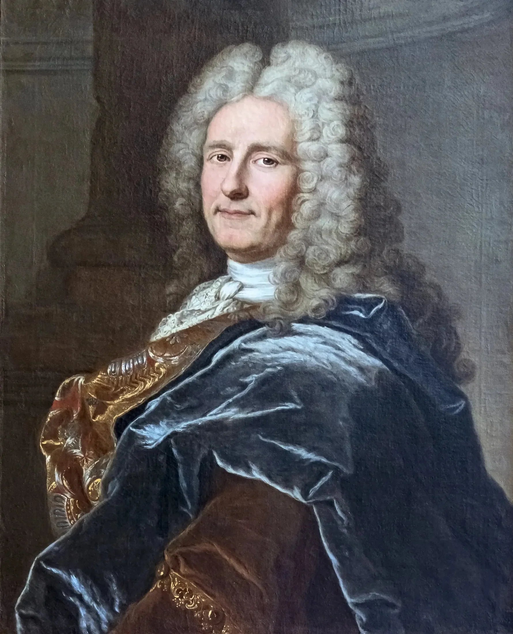 Portrait de François Ier Castanier (1676-1759) - Hyacinthe Rigaud image 1 reproduction de peinture à l’huile
